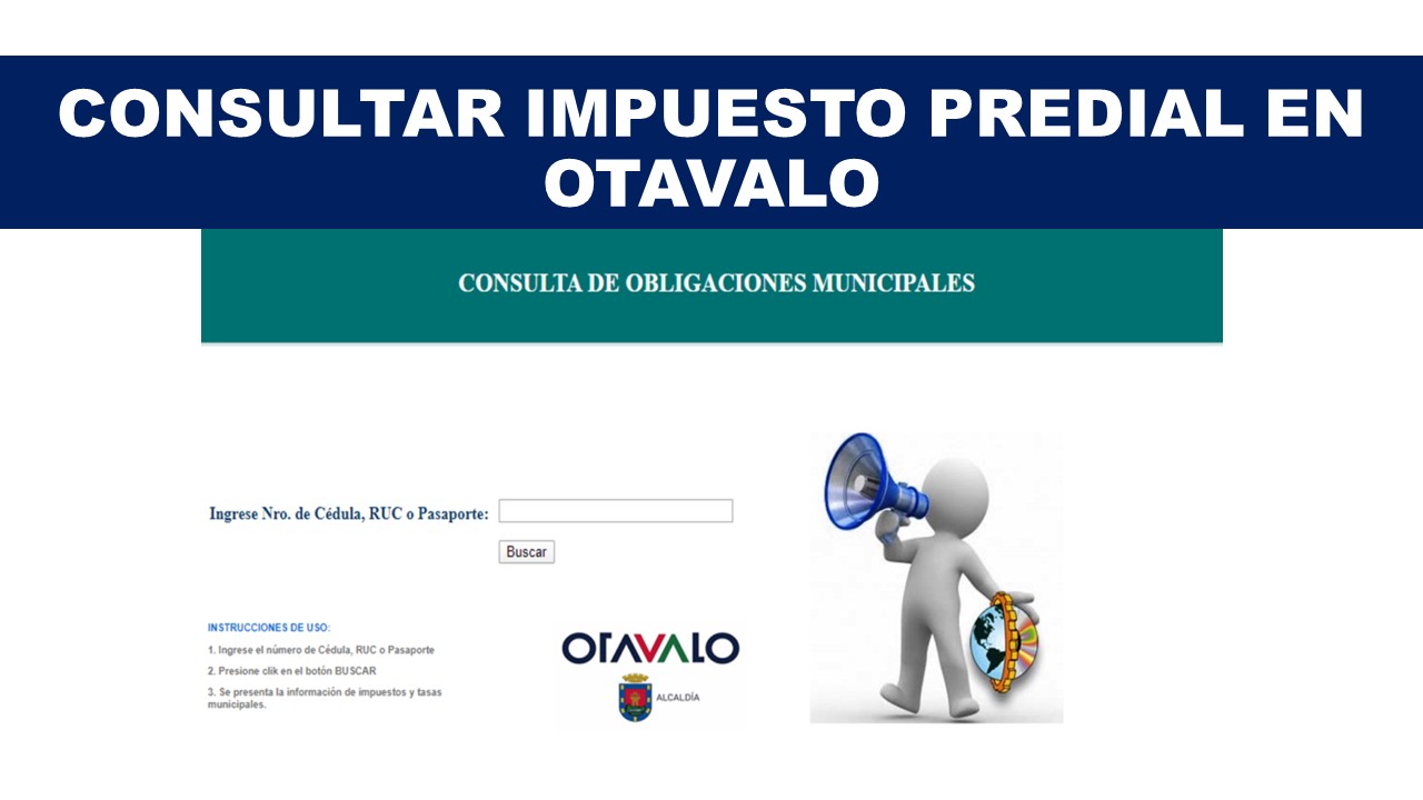 Consultar Impuesto Predial en Otavalo