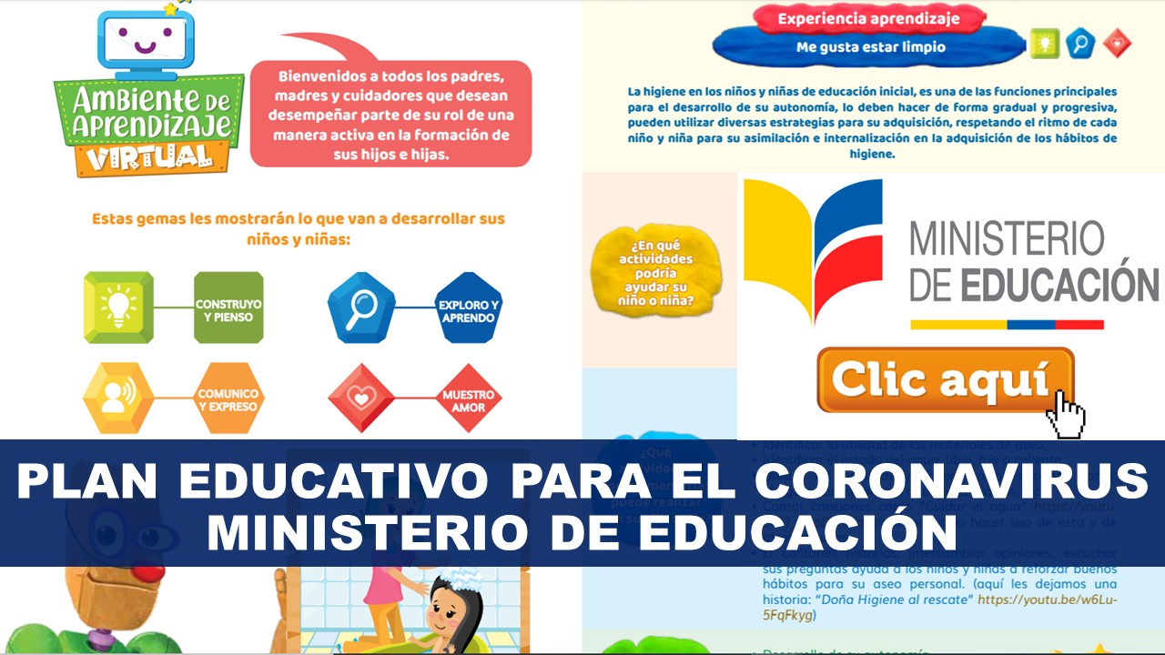 Plan Educativo para el Coronavirus Ministerio de Educación