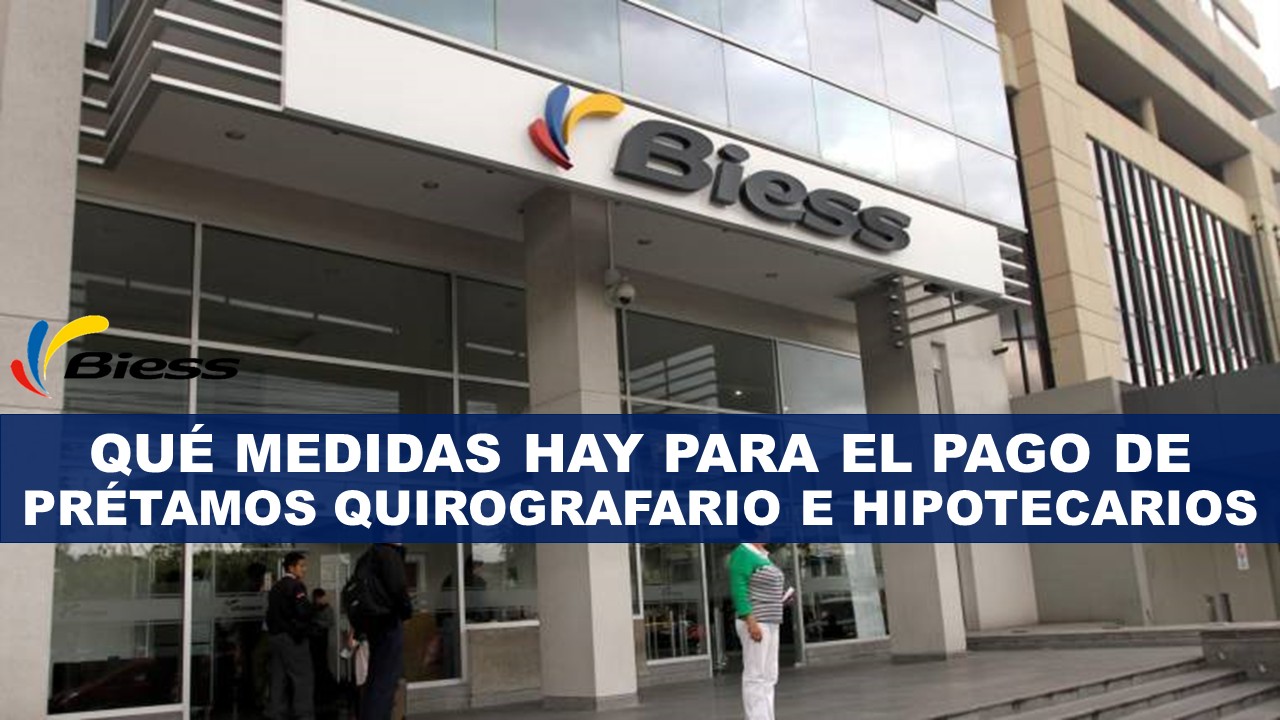 Qué medidas hay para el pago de préstamos Quirografario e Hipotecarios
