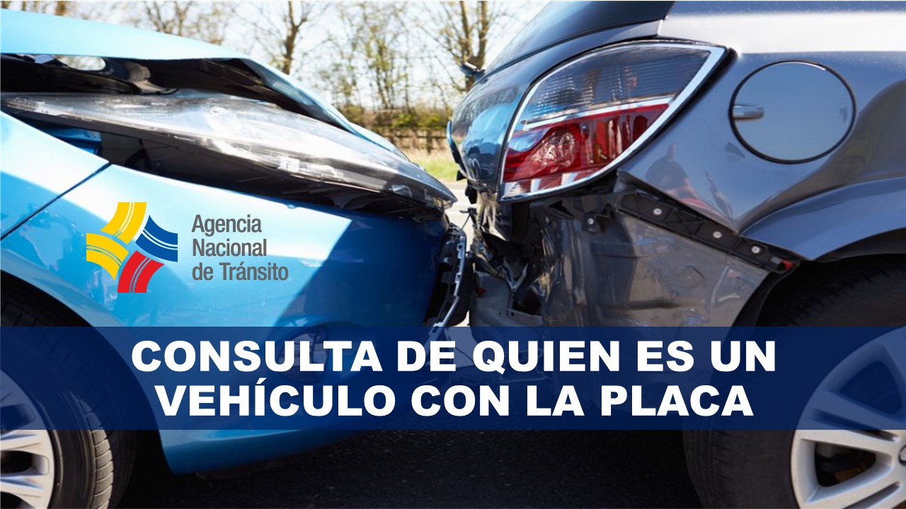 Consulta de quien es un vehículo con la Placa