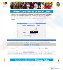 ≫ Consultar Título de Bachiller - Ministerio de Educación (2025)
