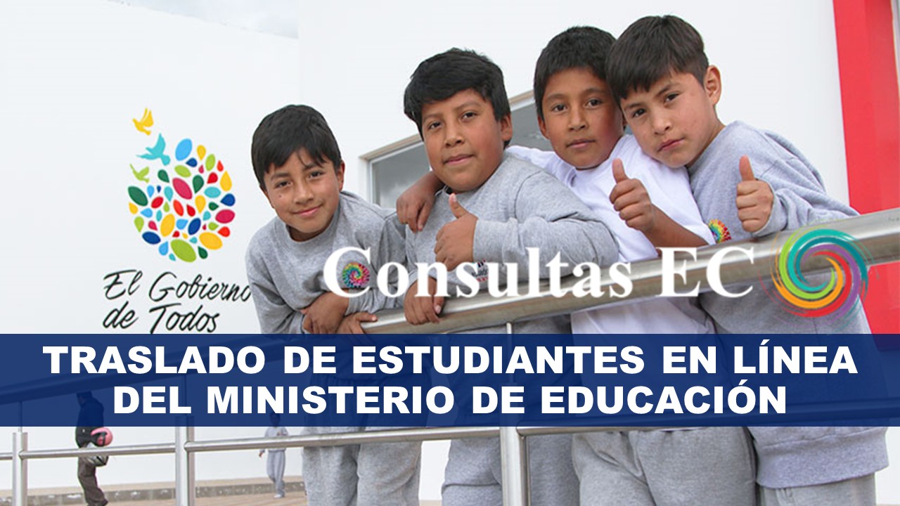 Traslado de Estudiantes en Línea del Ministerio de Educación