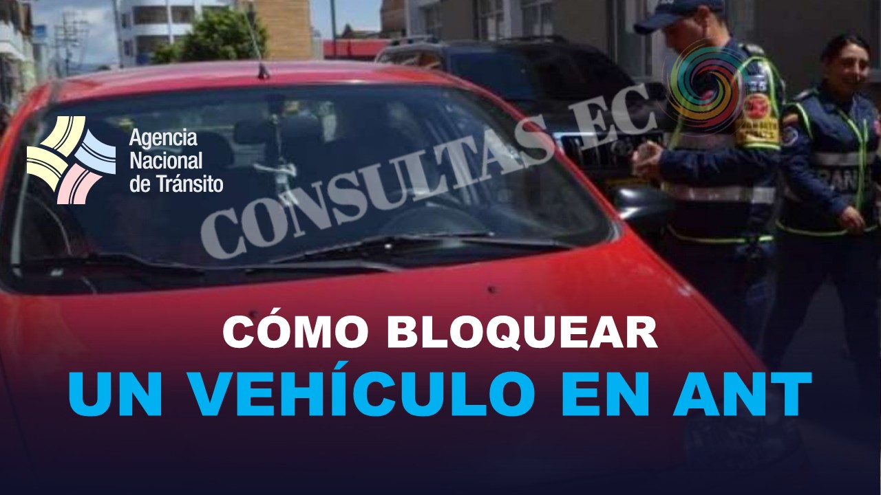 ¿Cómo bloquear un Vehículo en Ecuador?