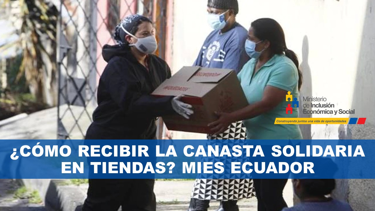 ¿Cómo recibir la Canasta Solidaria en tiendas? Mies Ecuador